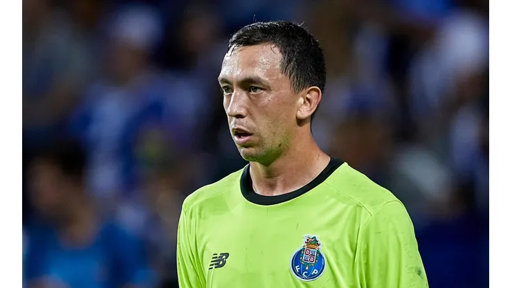 Agustín Marchesín disfruta de su hijo en el encierro.