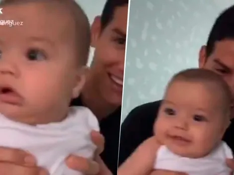 James también se unió a 'TikTok' y tiró el video más hermoso con su bebé