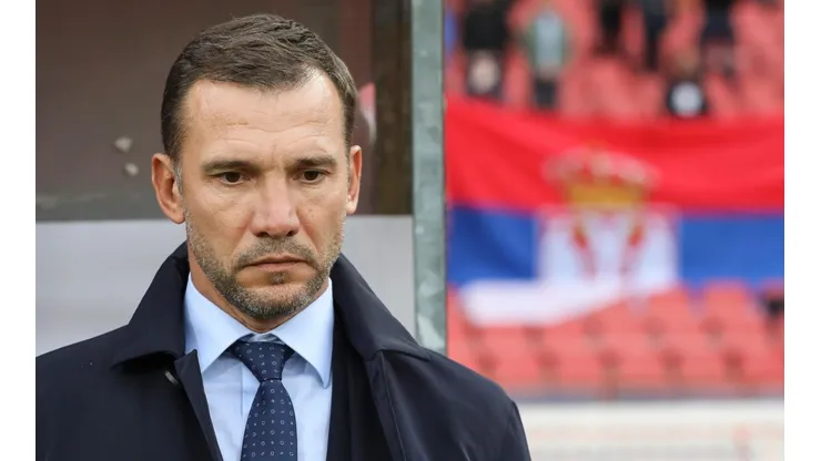 Andriy Shevchenko, entrenador de Ucrania.