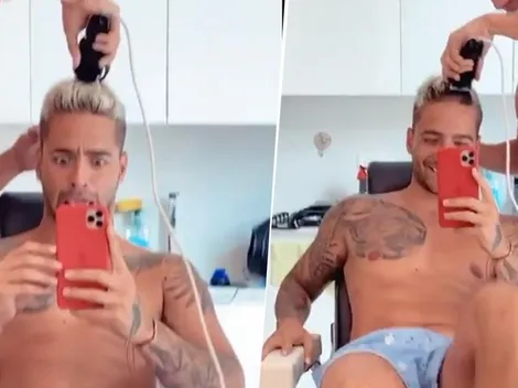 Maluma quiso calvearse y se arrepintió tarde: "¿Qué estás haciendo, hue...?"