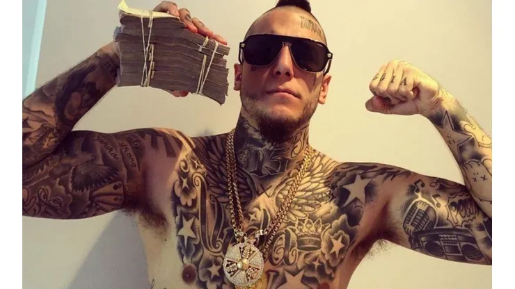 Alexander Caniggia volvió a dar la nota.