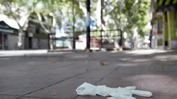 Así se encuentran las calles de Mendoza.