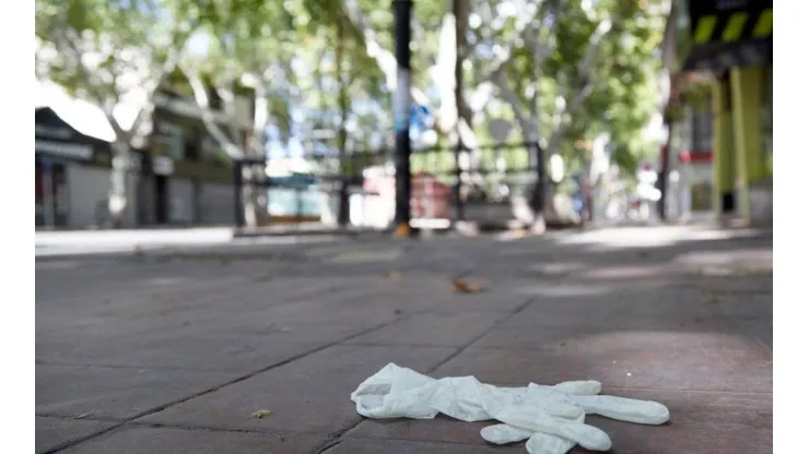 Así se encuentran las calles de Mendoza.