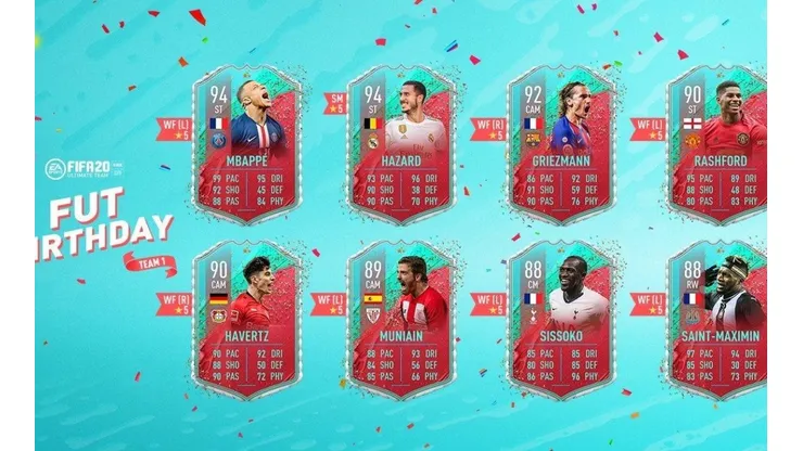 FIFA 20 FUT Birthday: ¡Pierna Mala y Movimientos Hábiles de 5 estrellas!