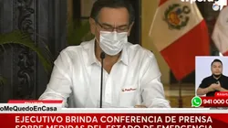 Vizcarra actualizó los datos del coronavirus cerca a la una de la tarde.