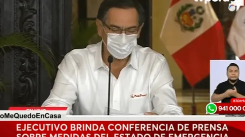 Vizcarra actualizó los datos del coronavirus cerca a la una de la tarde.