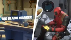 Donde está el gran marcador negro de Deadpool y los carteles de Sombra y Espectro en Fortnite