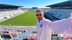 David Beckham, dentro del Lockhart Stadium.