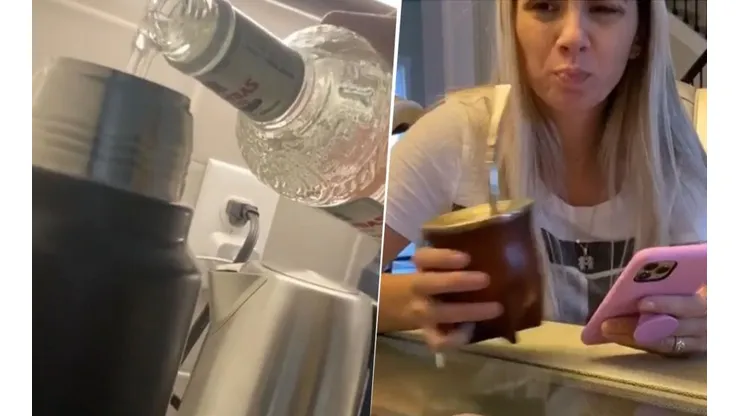 El peor novio del mundo: Seba Blanco le puso tequila al mate y le compartió a su pareja