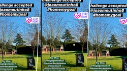 Raúl Jiménez y Daniela Basso están a full con los desafíos de Instagram.