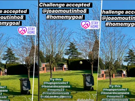 ¡Qué calidad! Raúl Jiménez le pegó desde lejos y la embocó en un cesto de basura