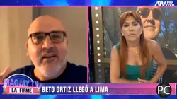 Beto Ortíz fue entrevistado por Magaly.
