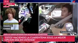 El surfista rompió el silencio y se defendió: "Yo estaba en tránsito, no en cuarentena"