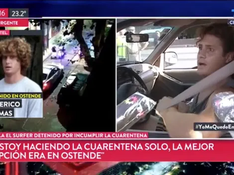 El surfista rompió el silencio y se defendió: "Yo estaba en tránsito, no en cuarentena"