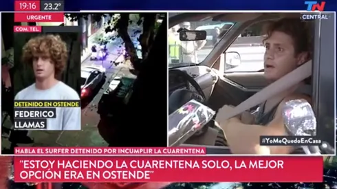 El surfista rompió el silencio y se defendió: "Yo estaba en tránsito, no en cuarentena"