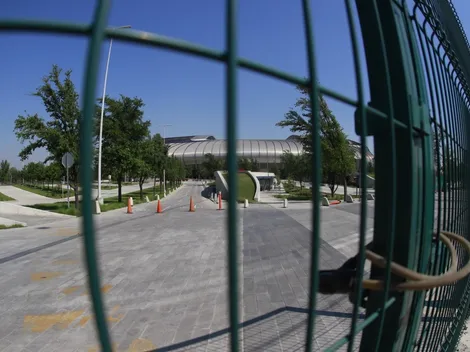 El estadio de Rayados, abandonado por la cuarentena