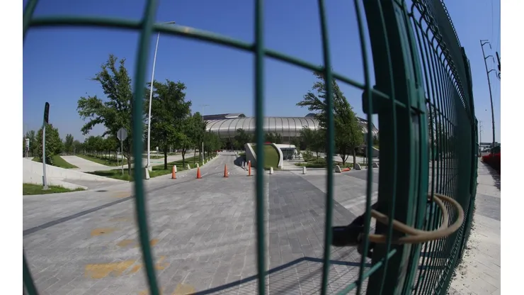 El estadio de Rayados, abandonado por la cuarentena