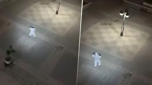 Video viral: este bailecito diabólico hizo feliz a todo un barrio en plena cuarentena