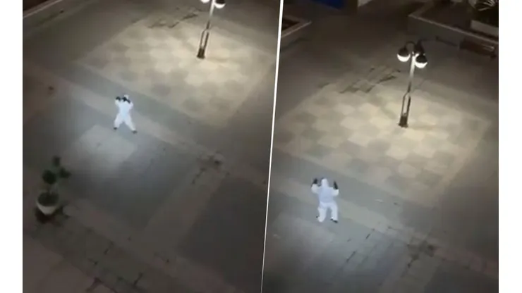 Video viral: este bailecito diabólico hizo feliz a todo un barrio en plena cuarentena