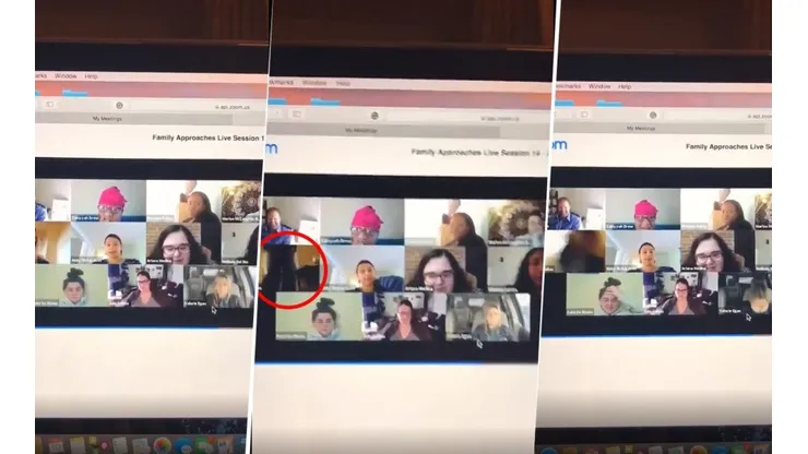 Trabajaba desde casa, se olvidó de apagar la cámara y sus compañeros y jefa la vieron yendo al baño