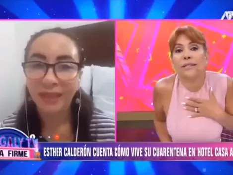 Esther Calderón se hizo tendencia por sentirse "encarcelada" en hotel