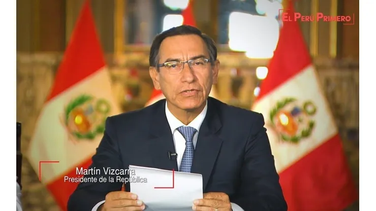 Vizcarra anuncia a diario la cifra de contagios.