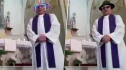 Se hizo viral: cura quiso dar misa a través de Internet pero activó sin querer los filtros