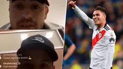 Driussi y Pity a Quintero: "Quedate en River a disfrutar"