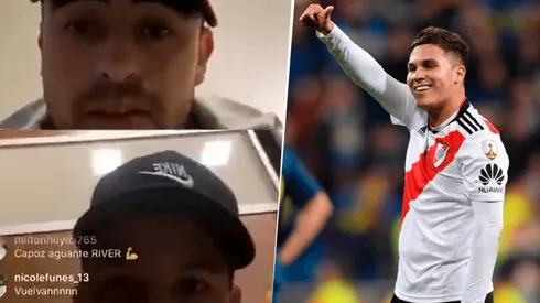 Driussi y Pity a Quintero: "Quedate en River a disfrutar"