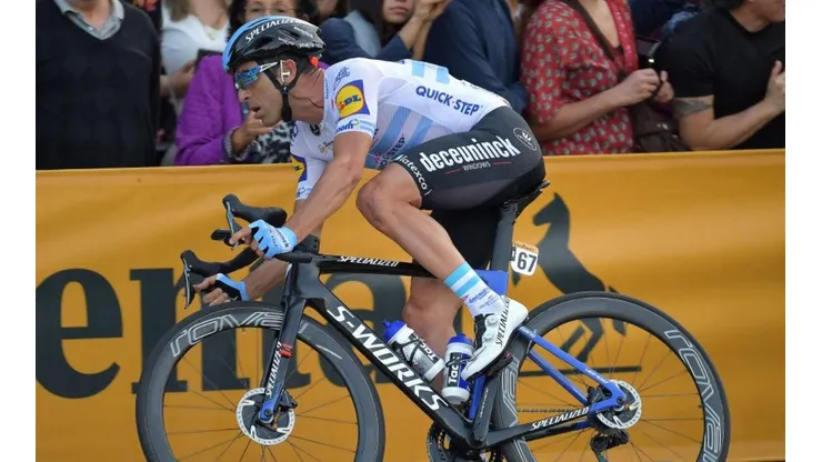 El ciclista Maximiliano Richeze en acción.
