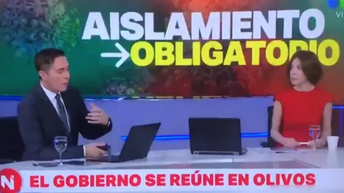 Te amamos, Rodolfo: a Barili se le escapó un “paje...” en vivo