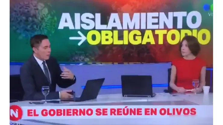 Te amamos, Rodolfo: a Barili se le escapó un “paje...” en vivo
