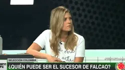 Andrea Guerrero no soportó críticas a Falcao y se puso como una fiera en vivo