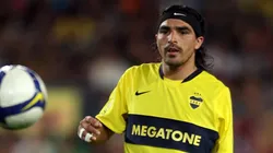 Claudio Morel Rodríguez durante su etapa en Boca.