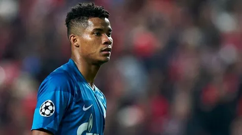 Wilmar Barrios durante un partido de Zenit.