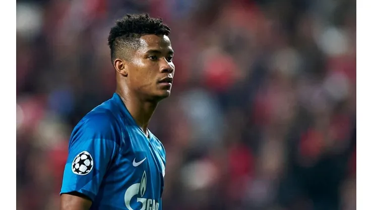 Wilmar Barrios durante un partido de Zenit.
