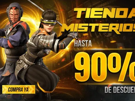 La Tienda Misteriosa está de regreso en Free Fire ¡Hasta 90% de descuento!