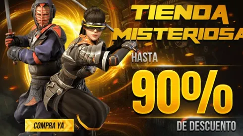 La Tienda Misteriosa está de regreso en Free Fire ¡Hasta 90% de descuento!