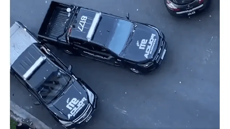 Argentina: no había nadie en la calle, pero estos dos patrulleros chocaron igual