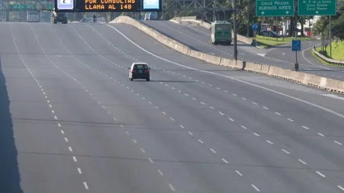 Hay cada vez menos gente en la vía pública.