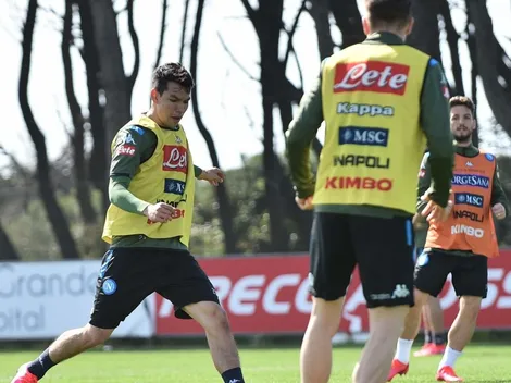 Nápoli se arrepintió y suspendió el regreso a los entrenamientos