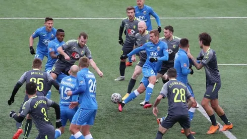 El partido de la liga de Bielorrusia que se jugó pese al Coronavirus.