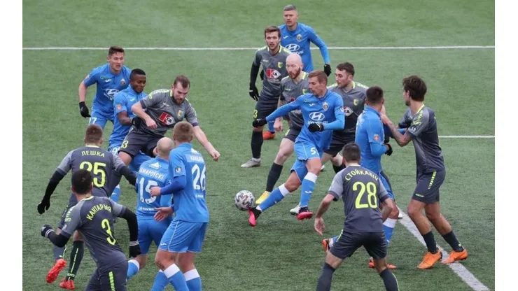El partido de la liga de Bielorrusia que se jugó pese al Coronavirus.