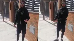 Rompió la cuarentena, salió a pasear y se defendió: "Es como si llevara a un perro pero está invisible"