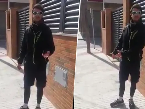 Rompió la cuarentena, salió a pasear y se defendió: "Es como si llevara a un perro pero está invisible"