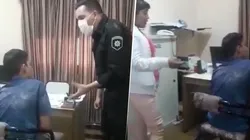 El reto de un policía a dos jóvenes que no respetaron la cuarentena: "¡Muere gente, tienen que entender!"