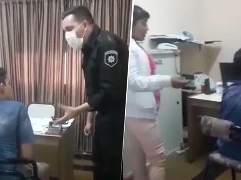 El reto de un policía a dos jóvenes que no respetaron la cuarentena: "¡Muere gente, tienen que entender!"