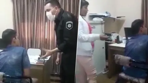 El reto de un policía a dos jóvenes que no respetaron la cuarentena: "¡Muere gente, tienen que entender!"