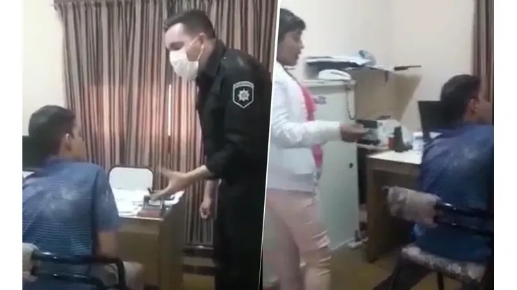 El reto de un policía a dos jóvenes que no respetaron la cuarentena: "¡Muere gente, tienen que entender!"