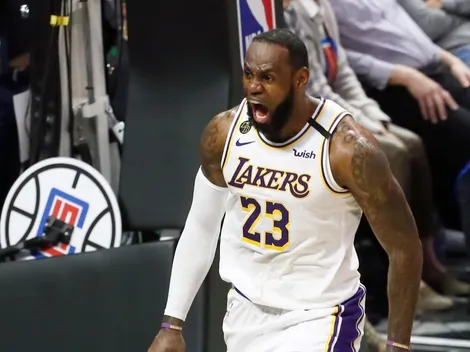 LeBron posteó su rutina de entrenamiento y demostró por qué es el Rey